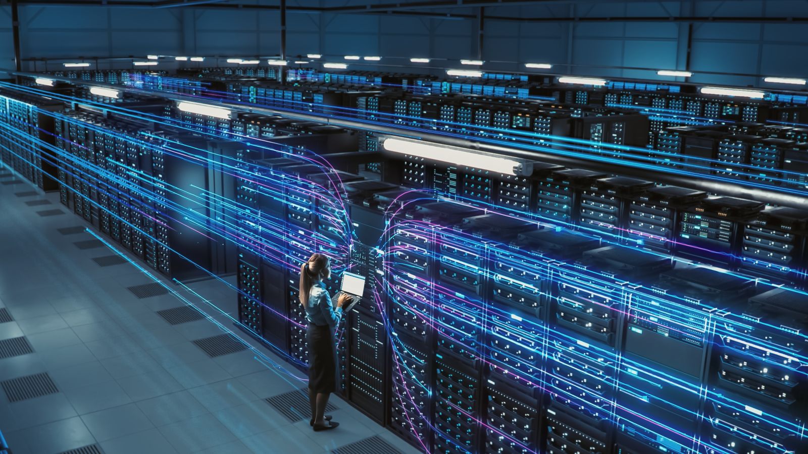 3D Graphics Concept Big Data Center by Gorodenkoff via Shutterstock